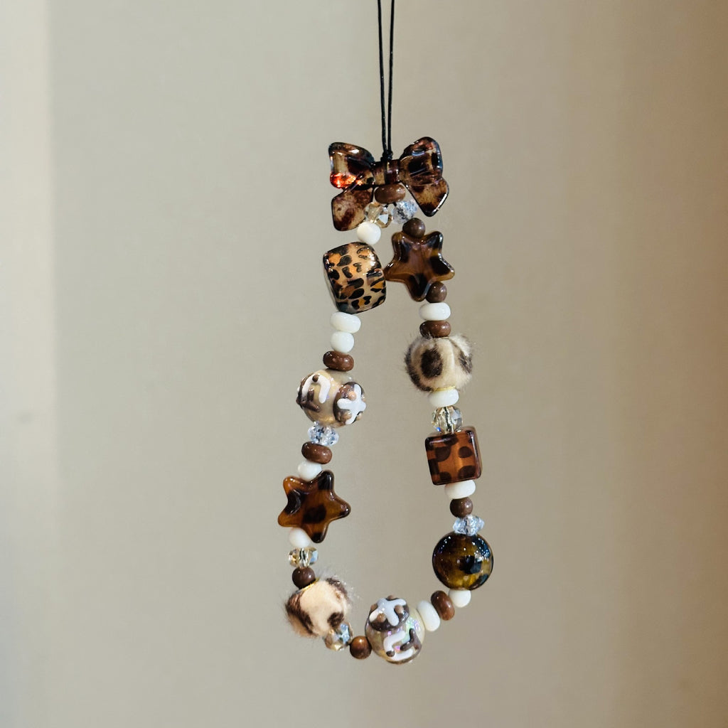 🐯Leopardo - Mocha Bear Hug Phone Charm ✨🧸