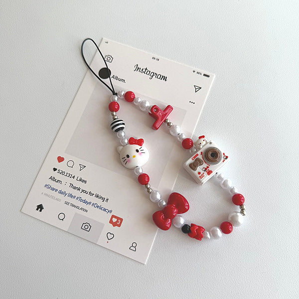 📸 Retro Kawaii: Hello Kitty Camera Phone Charm 🎀