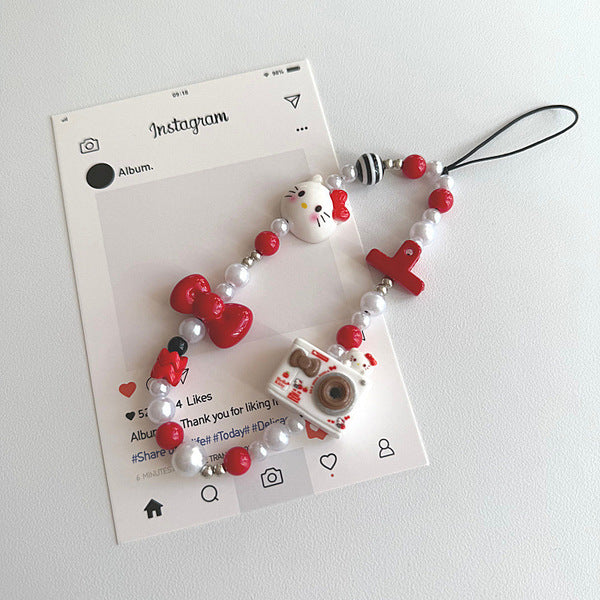 📸 Retro Kawaii: Hello Kitty Camera Phone Charm 🎀
